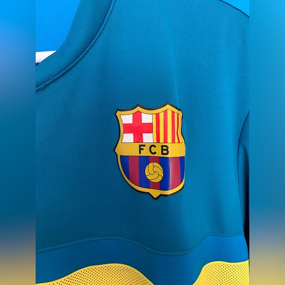 Nike FC Barcelona Football Soccer Authentic Training Jersey Dri-Fit - Picture 3 of 8